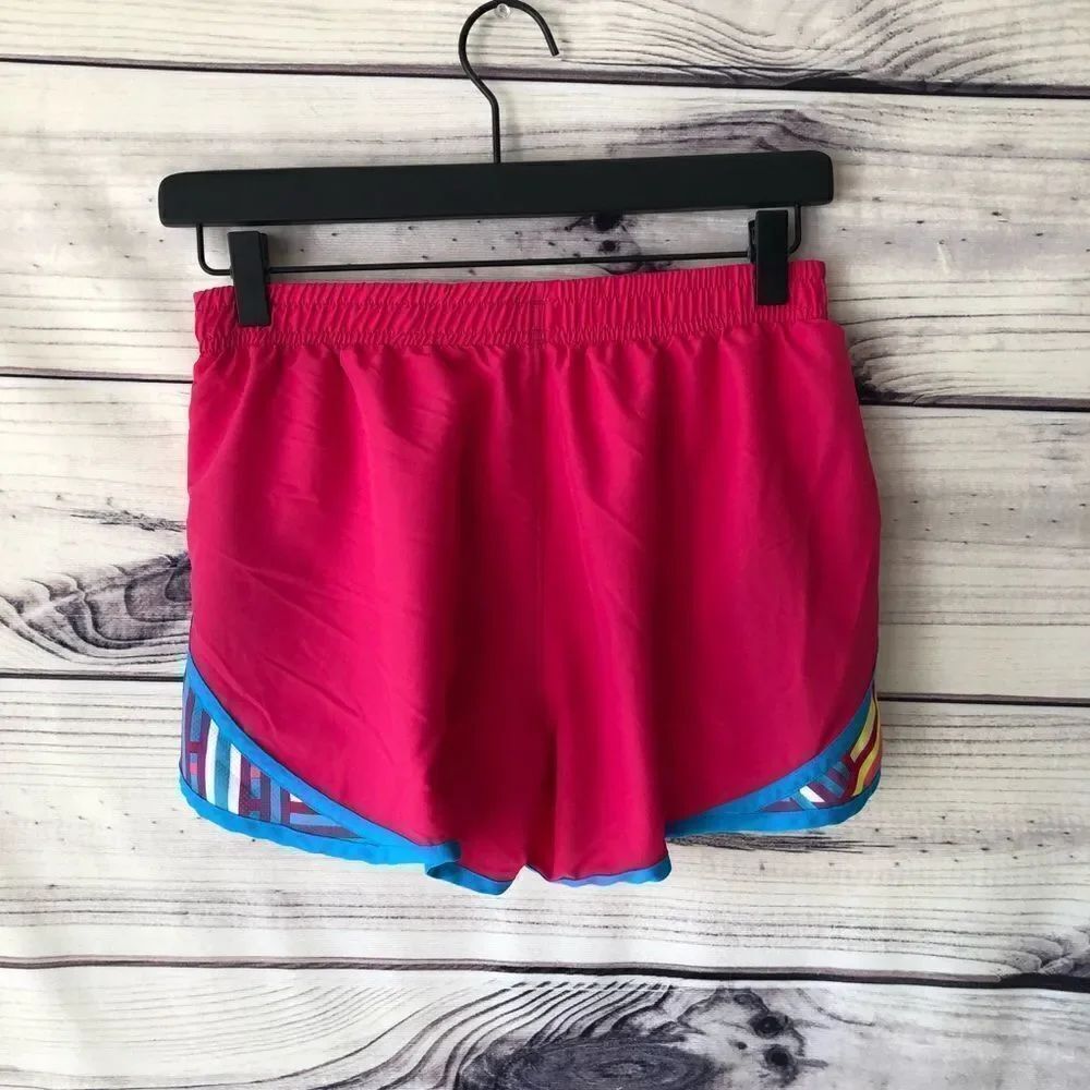 Under Armour Pink Colorful Running Shorts Small - Picture 3 of 5